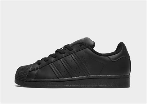 adidas superstar musta|adidas superstar shoes black.